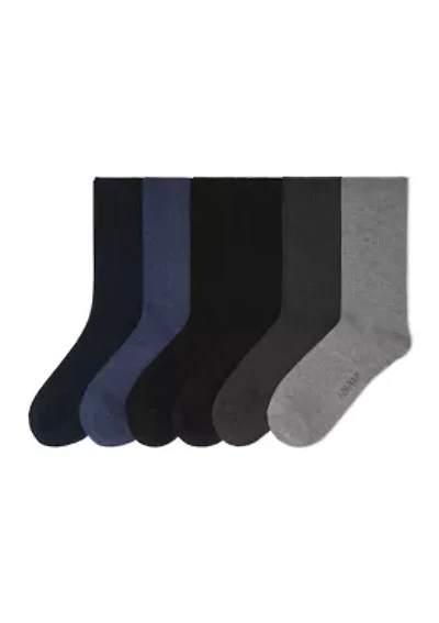 Replen Ribbed Trouser Socks - 6 Pack