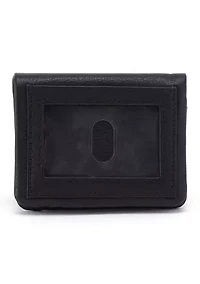 Black with Gold Studs Lumen Mini Wallet