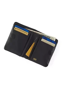 Black with Gold Studs Lumen Mini Wallet