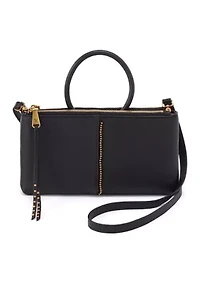 Sable Crossbody with Gold Studs
