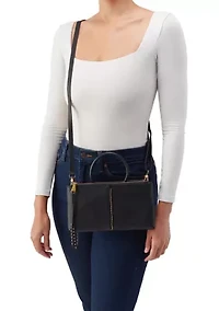 Sable Crossbody with Gold Studs