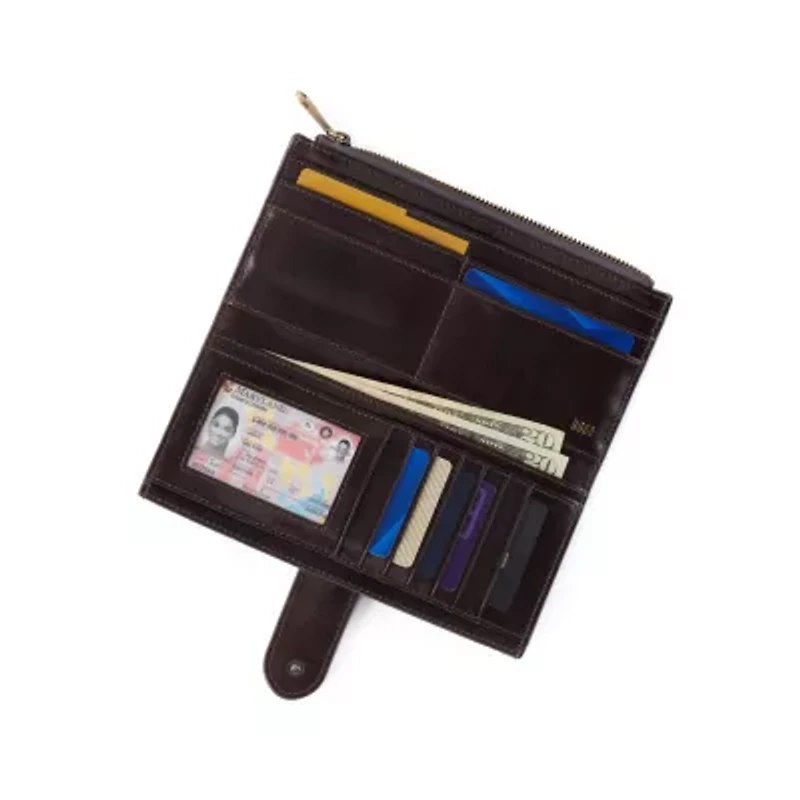 Dunn Continental Wallet Patina Leather