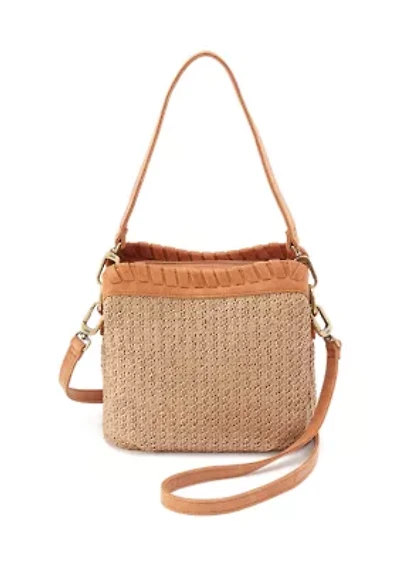 Starr Convertible Straw Shoulder Bag