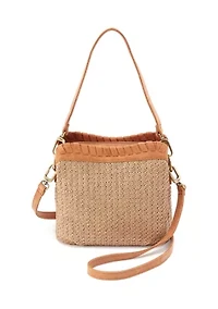 Starr Convertible Straw Shoulder Bag