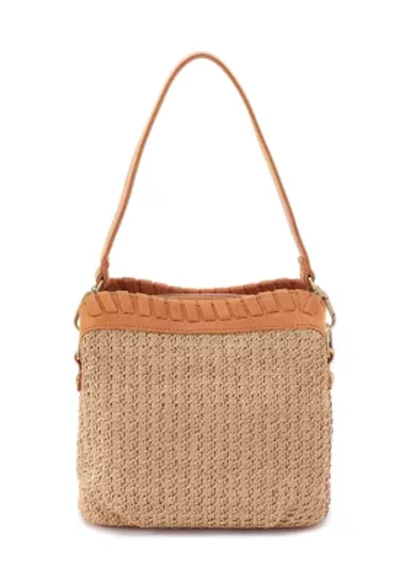 Starr Convertible Straw Shoulder Bag