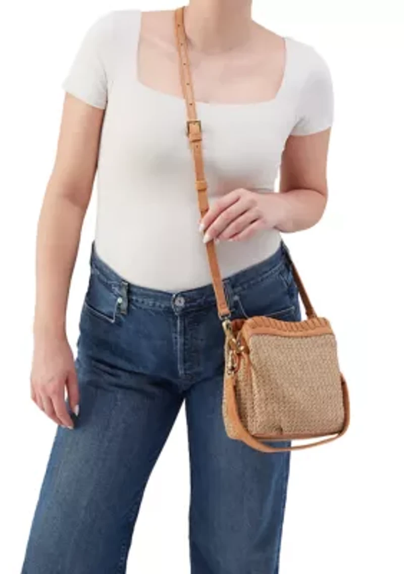 Starr Convertible Straw Shoulder Bag