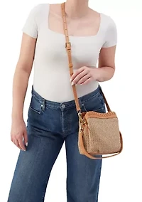Starr Convertible Straw Shoulder Bag