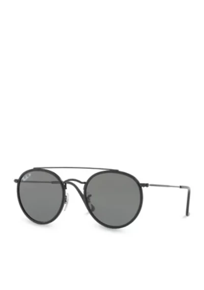 RB3647N Round Double Bridge Polarized Sunglasses