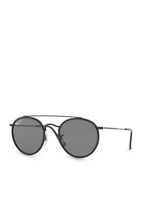 RB3647N Round Double Bridge Polarized Sunglasses