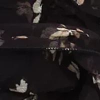 Floral Ruffle Scarf