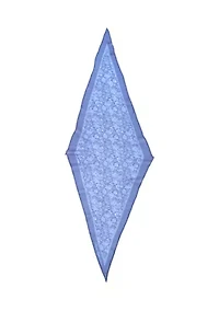 Tonal Floral Small Diamond Scarf