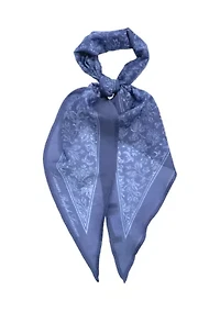 Tonal Floral Small Diamond Scarf
