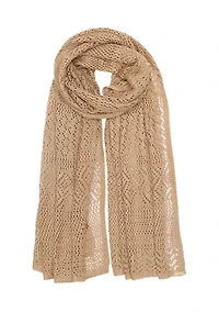 Metallic Stitch Mix Wrap