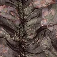  Fall Floral Ruffle Scarf 