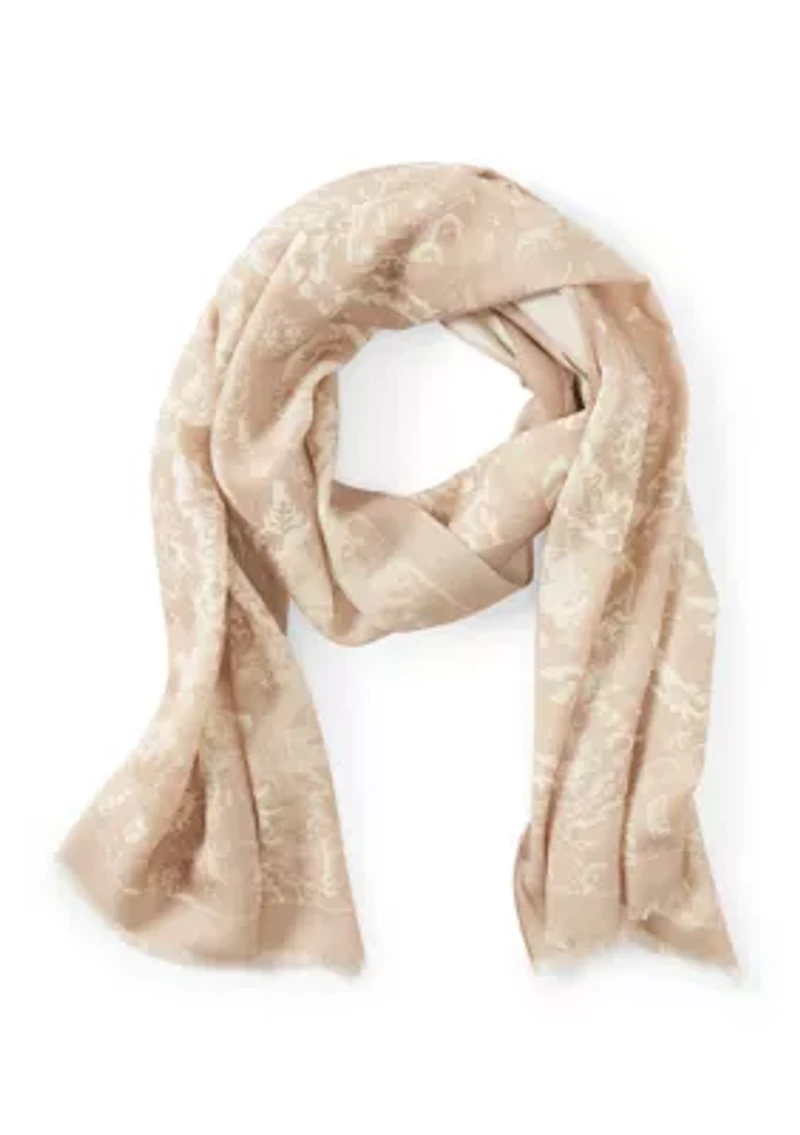 Medallion Wrap with Sequins