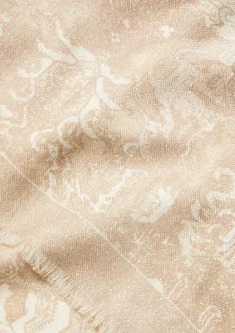 Medallion Wrap with Sequins