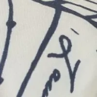 Conversational Small Square Scarf