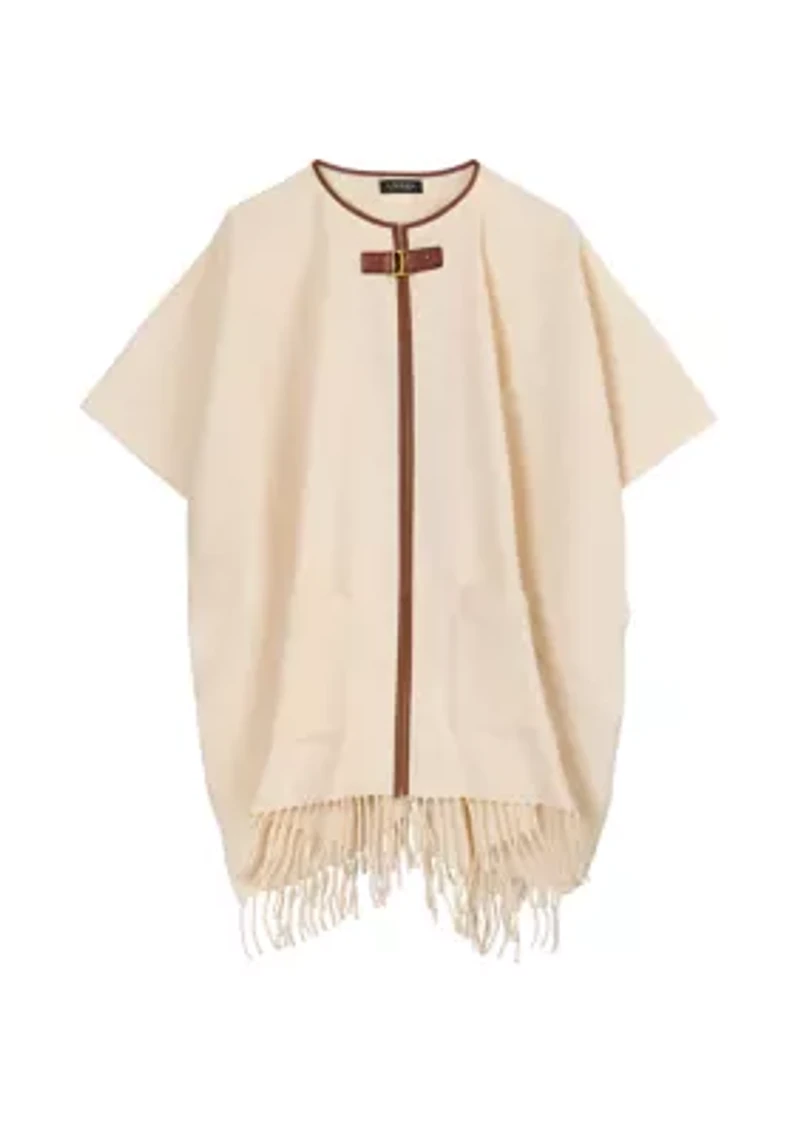 Equestrian Buckle Ruana