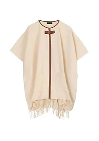 Equestrian Buckle Ruana