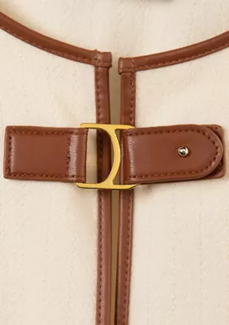 Equestrian Buckle Ruana
