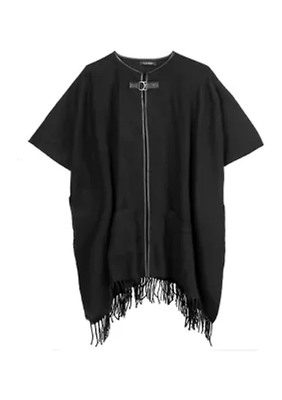 Equestrian Buckle Ruana