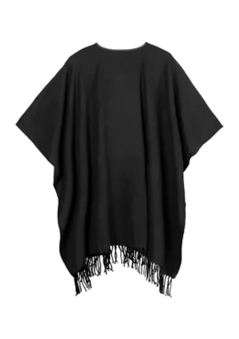 Equestrian Buckle Ruana