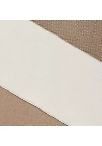 Tissue Weight Ruana with Border