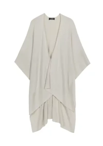 Shine Border Tissue Weight Ruana