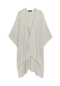 Shine Border Tissue Weight Ruana