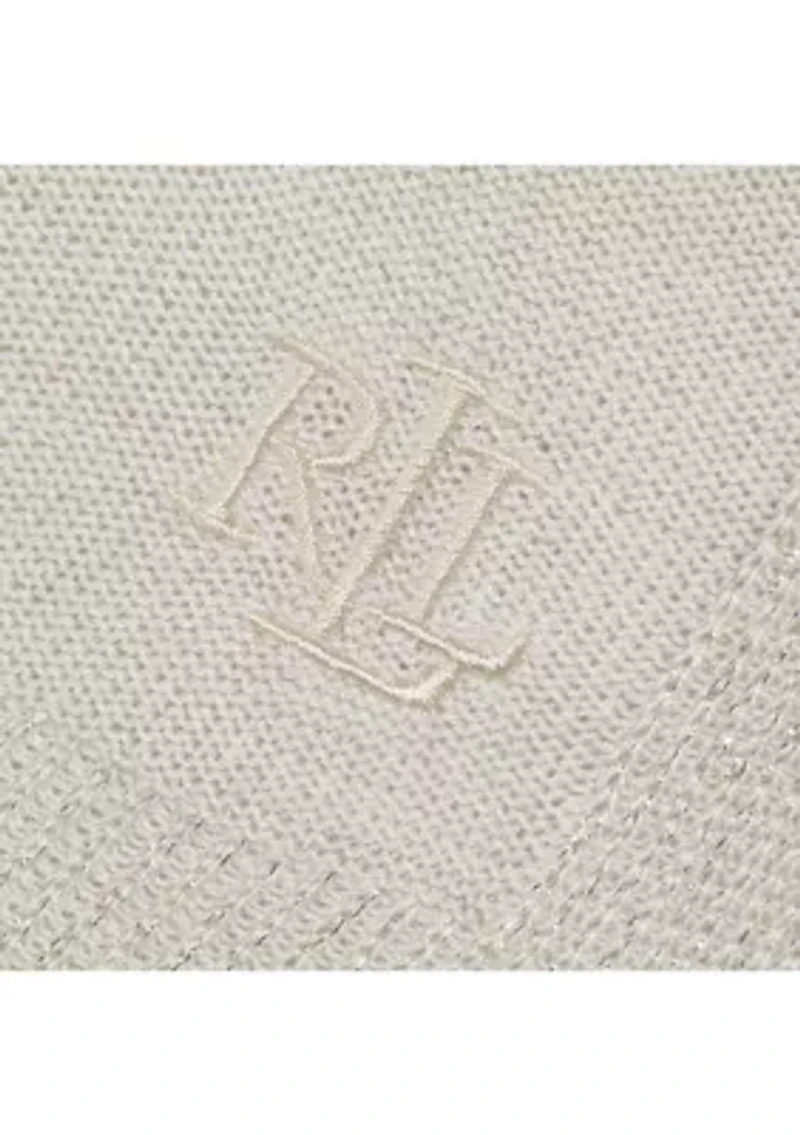 Shine Border Tissue Weight Ruana