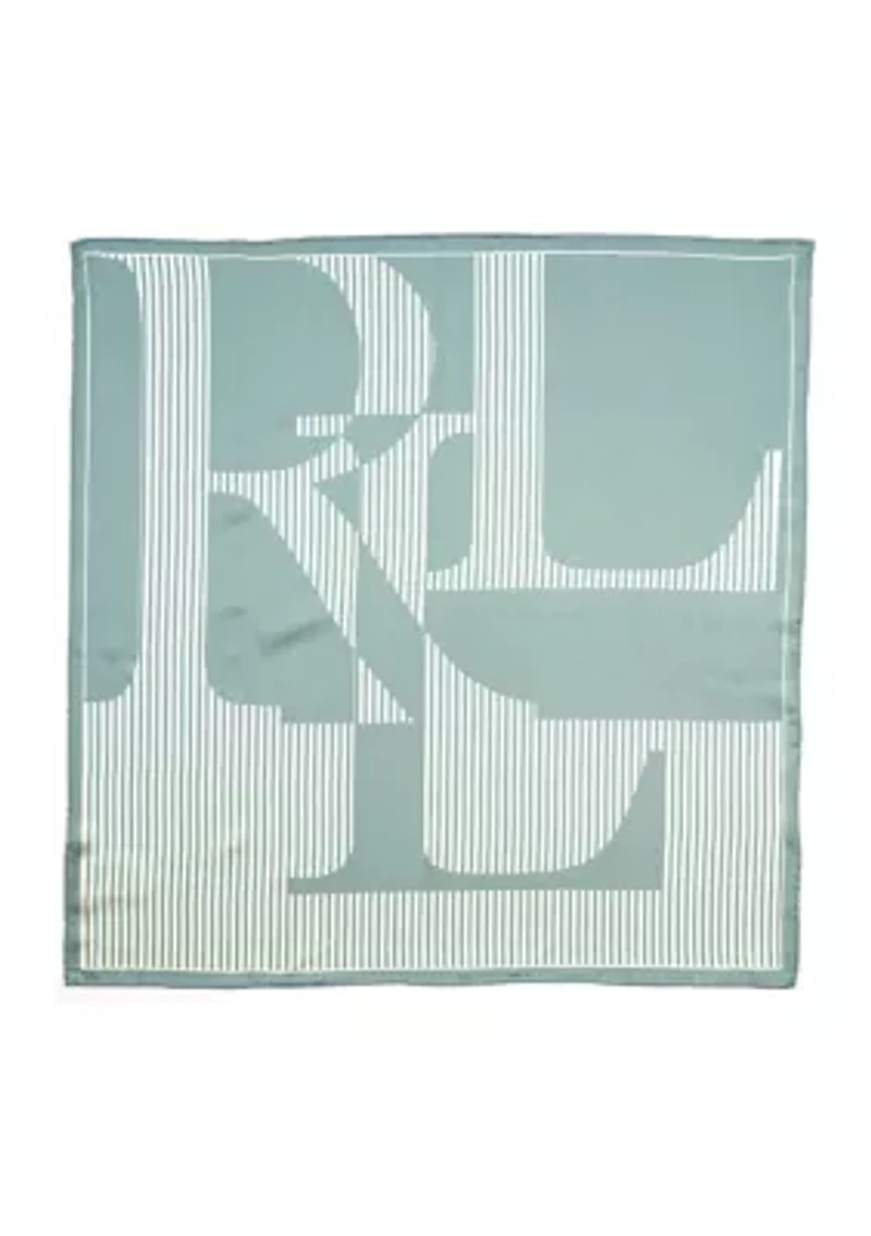 Lauren Logo Square Scarf