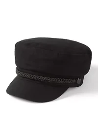 wool brim cap