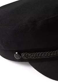 wool brim cap