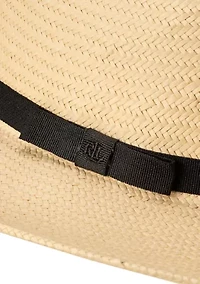 Panama Fedora Hat with Ribbon