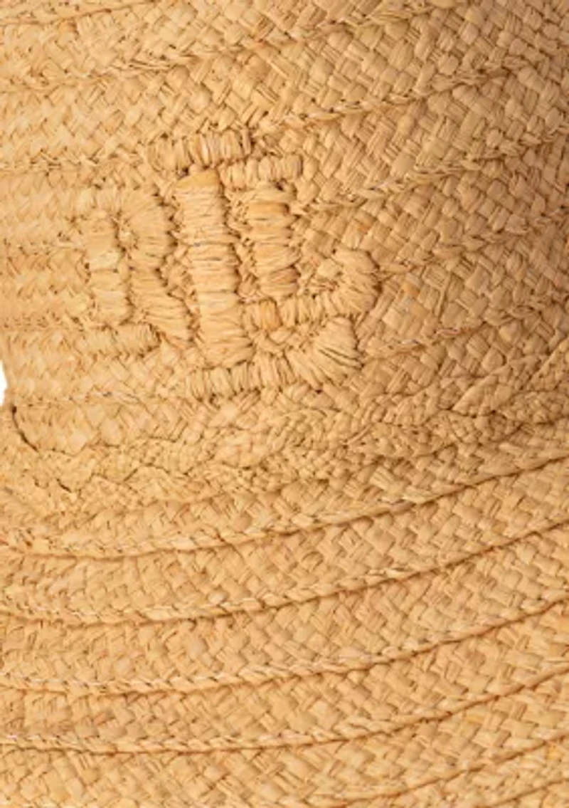 Raffia Sunhat with 3D Logo 