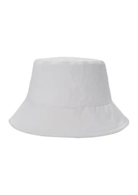Cotton Bucket Hat with Embroidery