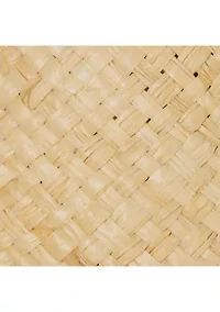 Raffia Sunhat With Logo Charm