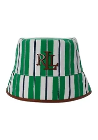 Canvas Bucket Hat with Logo