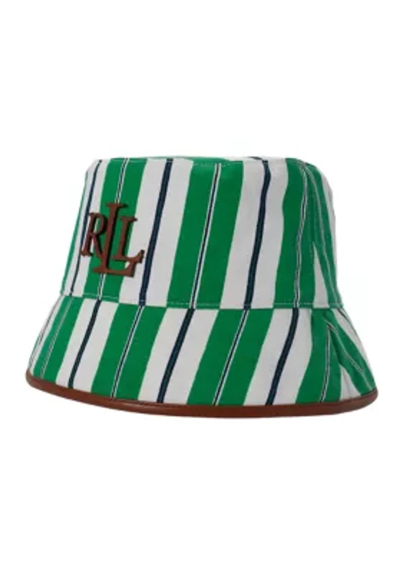 Canvas Bucket Hat with Logo