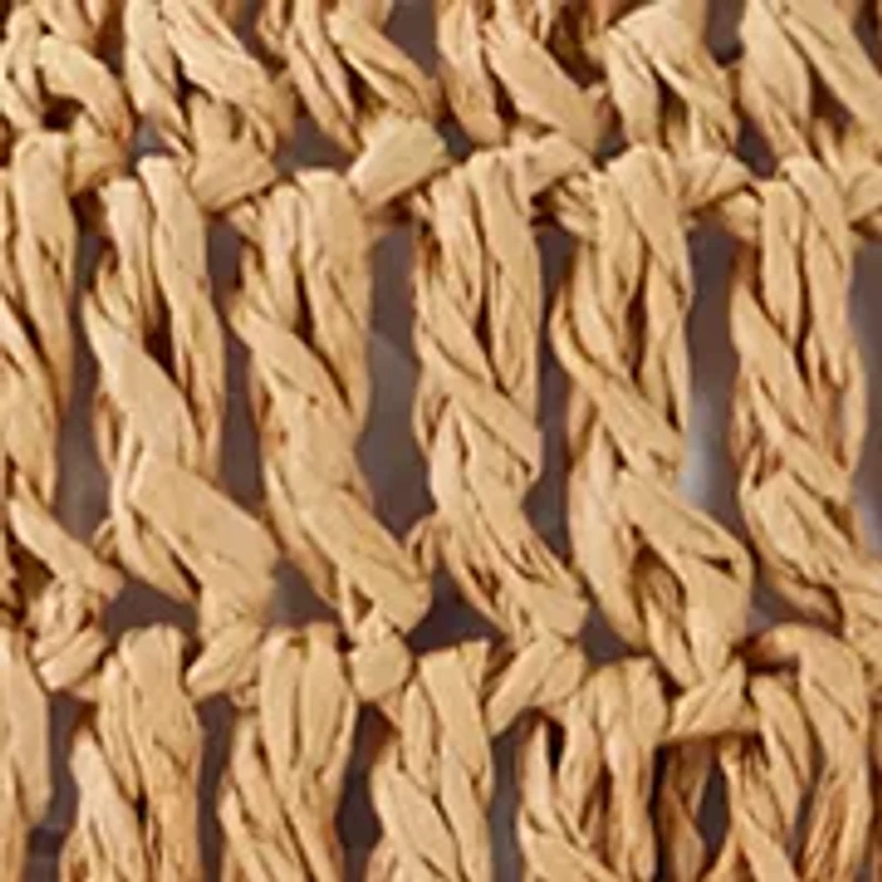 Crochet Fedora with Leather Trim