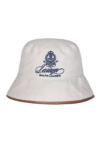  Herringbone Bucket Hat with Hotel Logo