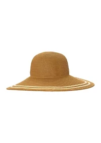 Packable Striped Sun Hat