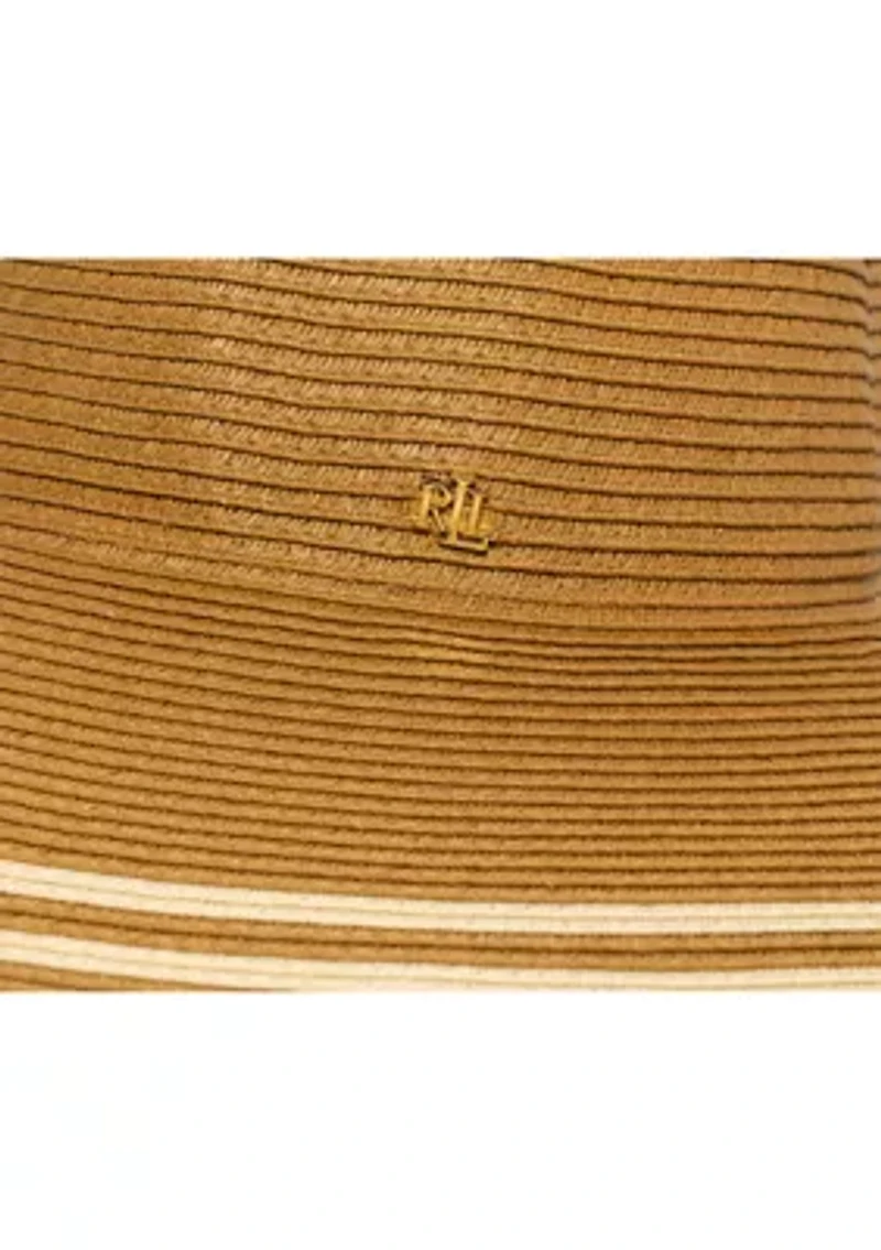 Packable Striped Sun Hat