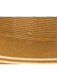 Packable Striped Sun Hat