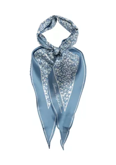 Floral Small Diamond Scarf