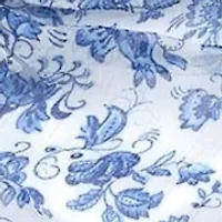 Jacobean Floral Ruffle Scarf