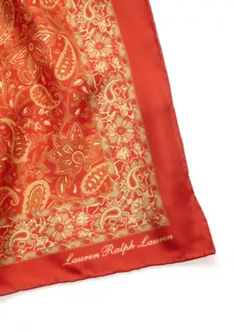 Paisley Square Scarf