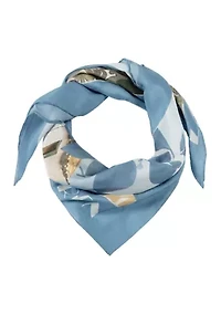 Summer Conversational Square Scarf