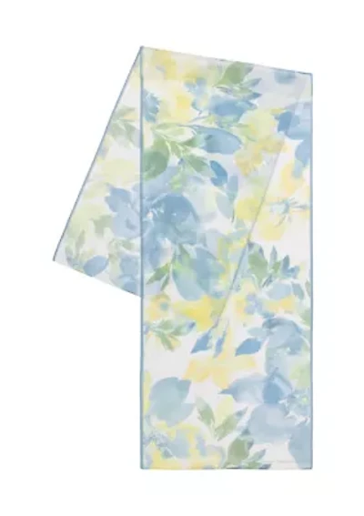 Summer Floral Oversized Oblong Scarf