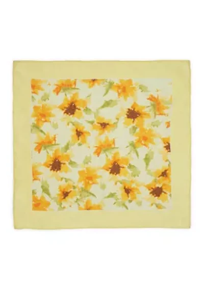 Floral Square Scarf